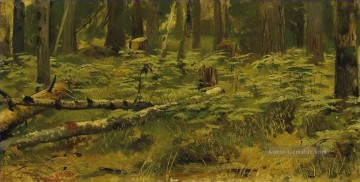 Gehölz Werke - Waldrodung klassische Landschaft Ivan Ivanovich Bäume